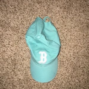 Blue Boston Red Sox hat